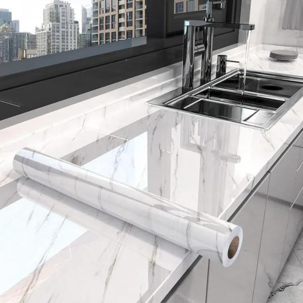 Marble Wallpaper (White)