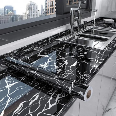 Marble Wallpaper (Black)