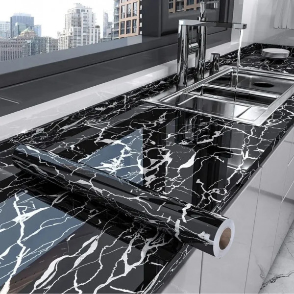 Marble Wallpaper (Black)