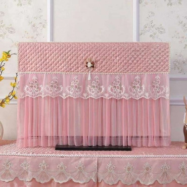 Premium High Quality LED Tv Cover (Pink)