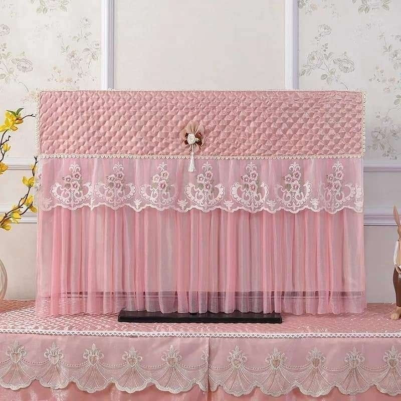 Premium High Quality LED Tv Cover (Pink)