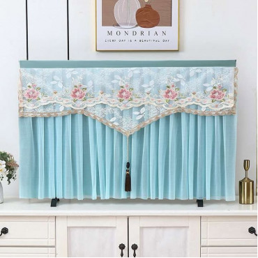 Premium Dust proof TV Cover (Sky Blue)
