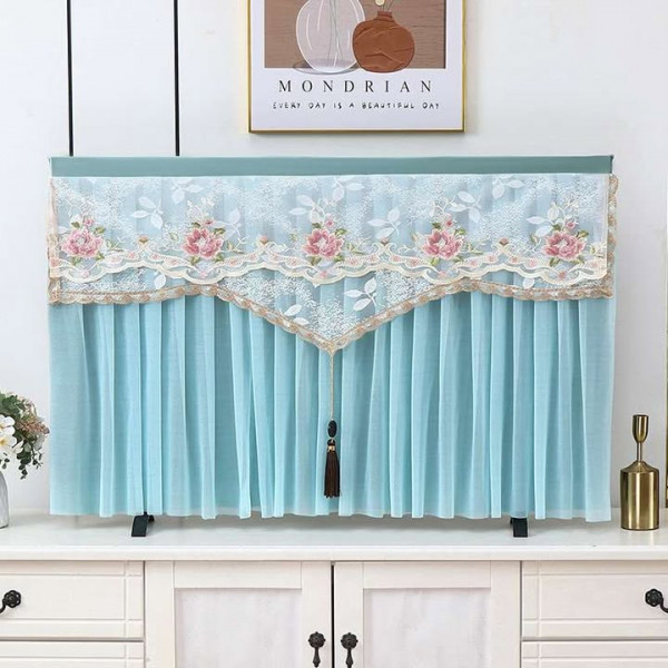 Premium Dust proof TV Cover (Sky Blue)