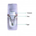 2 Pcs Automatic Toothpaste Dispenser With Brash Holder