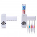 2 Pcs Automatic Toothpaste Dispenser With Brash Holder