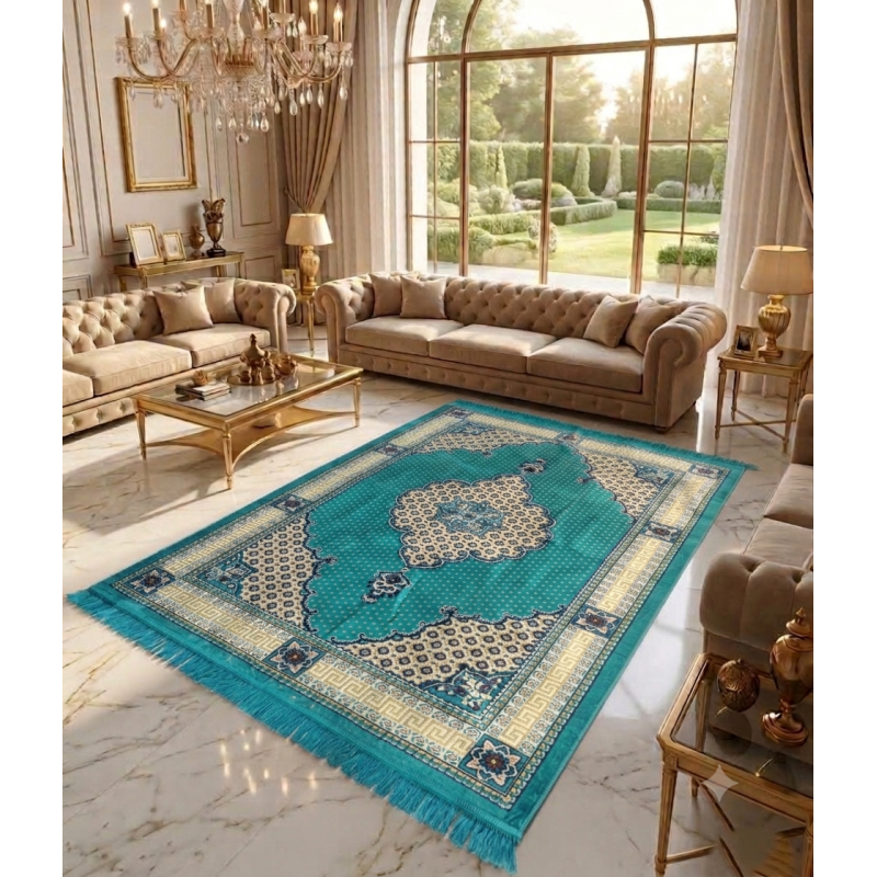 4.5'x6.5' Turkish Floor Galicha (GRN-1)