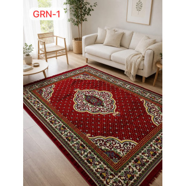 6'x9' Turkish Floor Galicha (GRN-1)