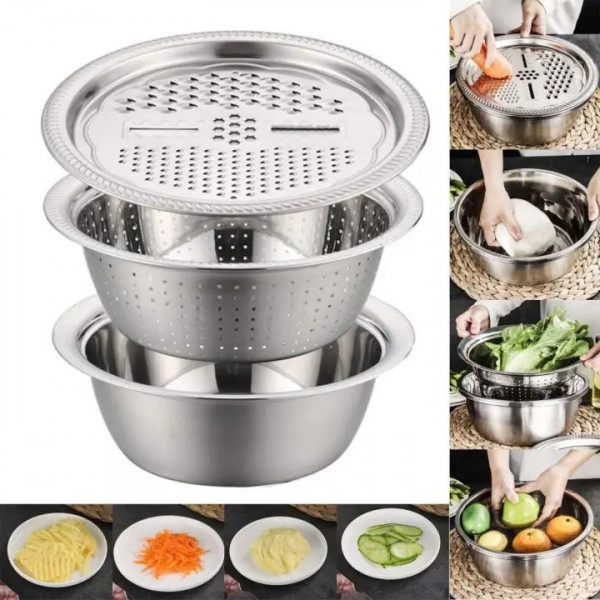 3in1 SS Vegetable Cutter 