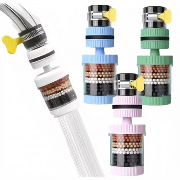 ৪ পিস- Water Filter Tap (৬ লেয়ার, ৩৬০° রোটেটেবল)