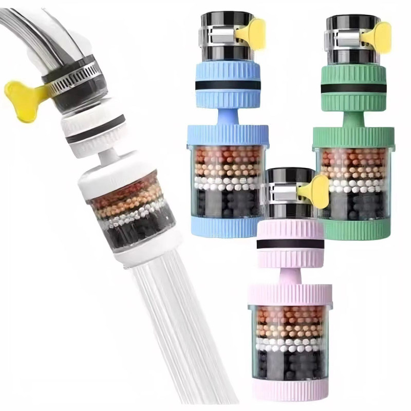 ৪ পিস- Water Filter Tap (৬ লেয়ার, ৩৬০° রোটেটেবল)