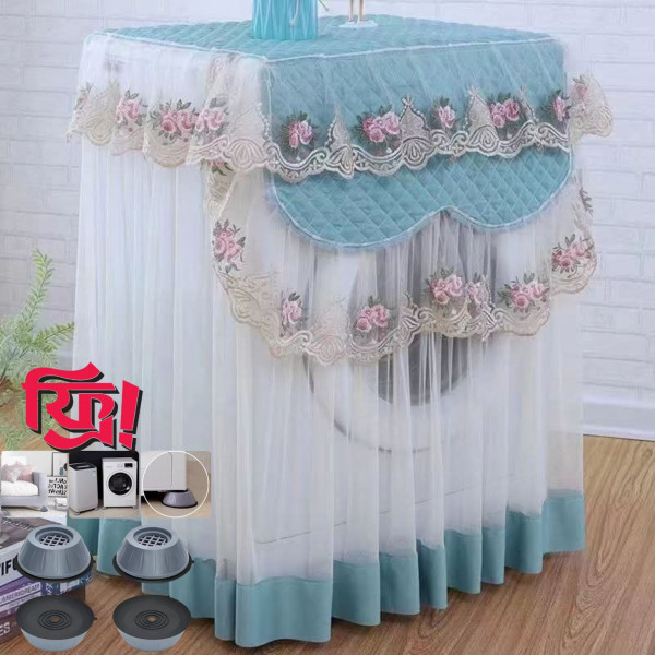 Luxury Washing Machine Cover(Sky Blue)