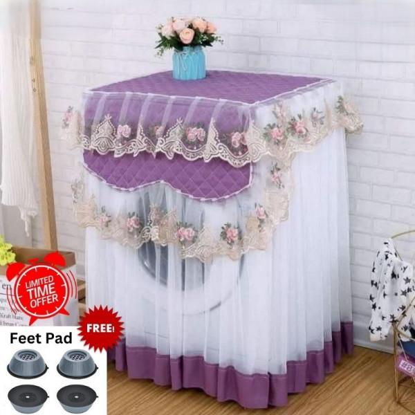 Luxury Washing Machine Cover( Purple)