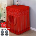Luxury Washing Machine Cover( Red)