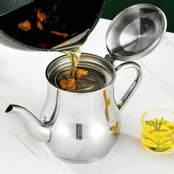 Kitchen Oil Filter Pot (500 ML)