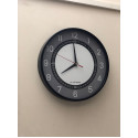 Modern Gray Minimalist Wall Clock with Minute Markings CH-1144