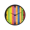 Classic Colorful Wooden Pattern Wall Clock – CH-1018