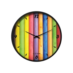 Classic Colorful Wooden Pattern Wall Clock – CH-1018