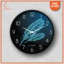 Classic Elegant Feather Design Wall Clock CH-1022