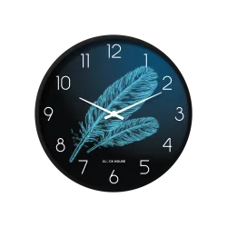 Classic Elegant Feather Design Wall Clock CH-1022