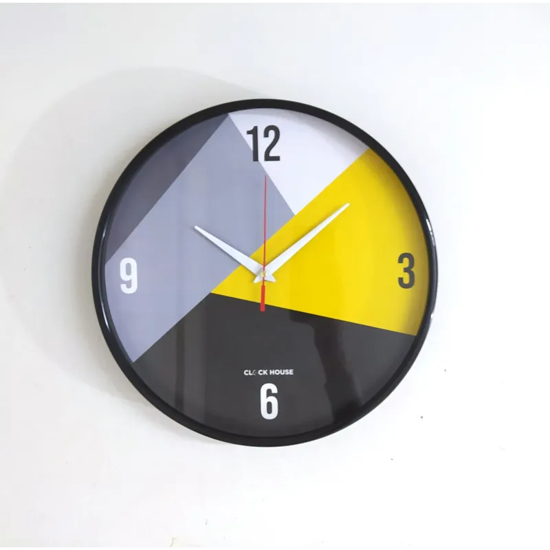 Modern Geometric Minimal Wall Clock CH-1034