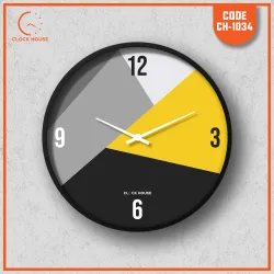 Modern Geometric Minimal Wall Clock CH-1034