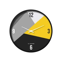 Modern Geometric Minimal Wall Clock CH-1034