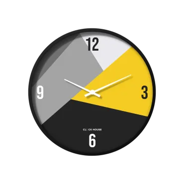 Modern Geometric Minimal Wall Clock CH-1034