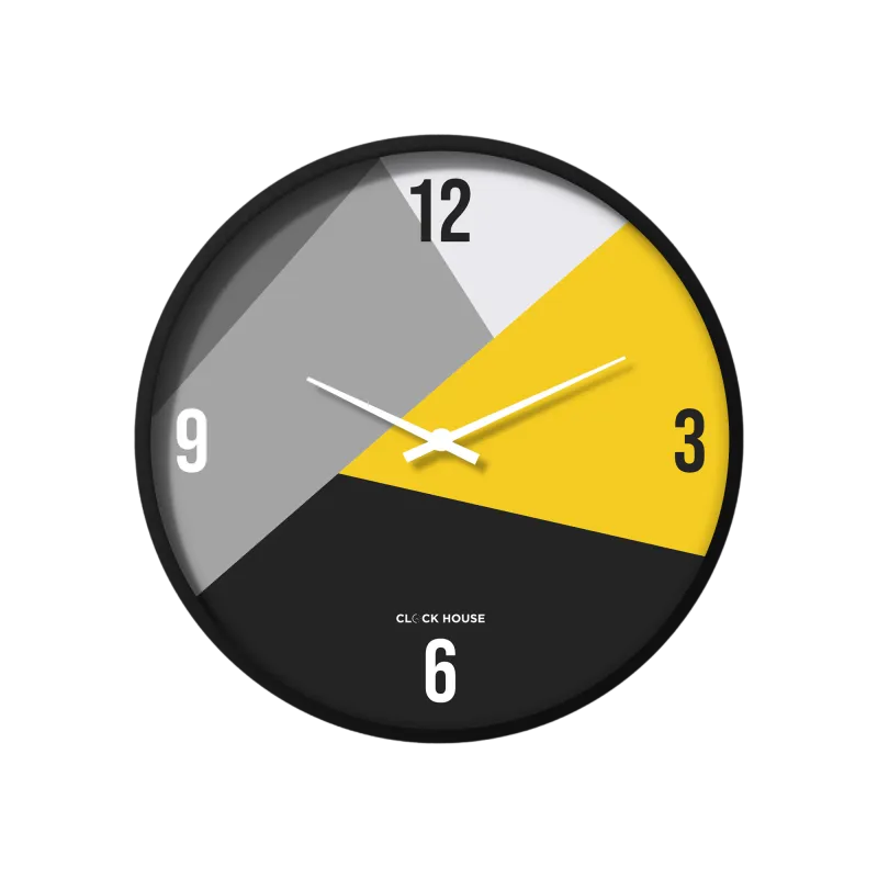 Modern Geometric Minimal Wall Clock CH-1034