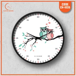 Cute Owl Design Modern Decorative Wall Clock CH-1035