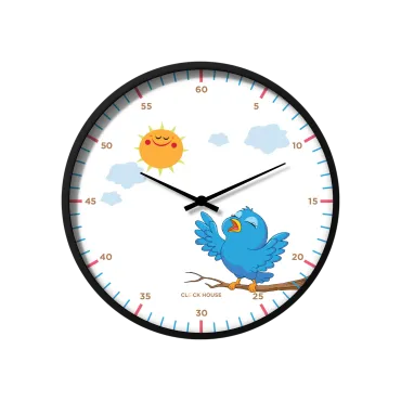 Kids Cartoon Bird Wall Clock CH-1040