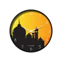 Sunset Mosque Silhouette Islamic Wall Clock CH-1068