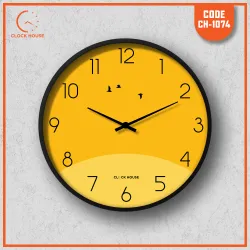 Yellow Bird Design Round Wall Clock Clock House CH-1074