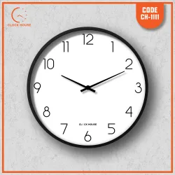 Minimalist White Modern Wall Clock House CH-1111