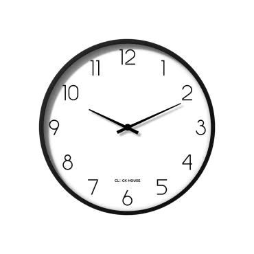 Minimalist White Modern Wall Clock House CH-1111