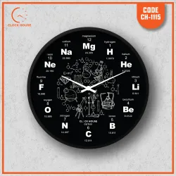 Periodic Table Science Educational Wall Clock CH-1115