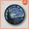 Starry Night Painting Art Wall Clock Van Gogh Style CH-1123