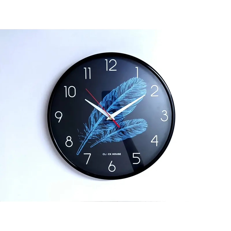 Classic Elegant Feather Design Wall Clock CH-1022