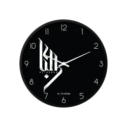 Allah Al Akbar Islamic Calligraphy Black Wall Clock Clock House CH-1001