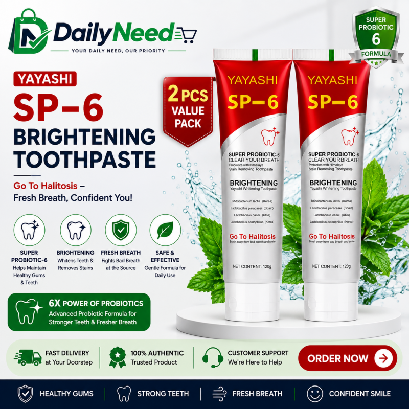 Yayashi SP6 Probiotics Toothpaste (2pcs)