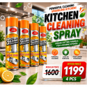 Kitchen Cleaner Spray - 4pcs