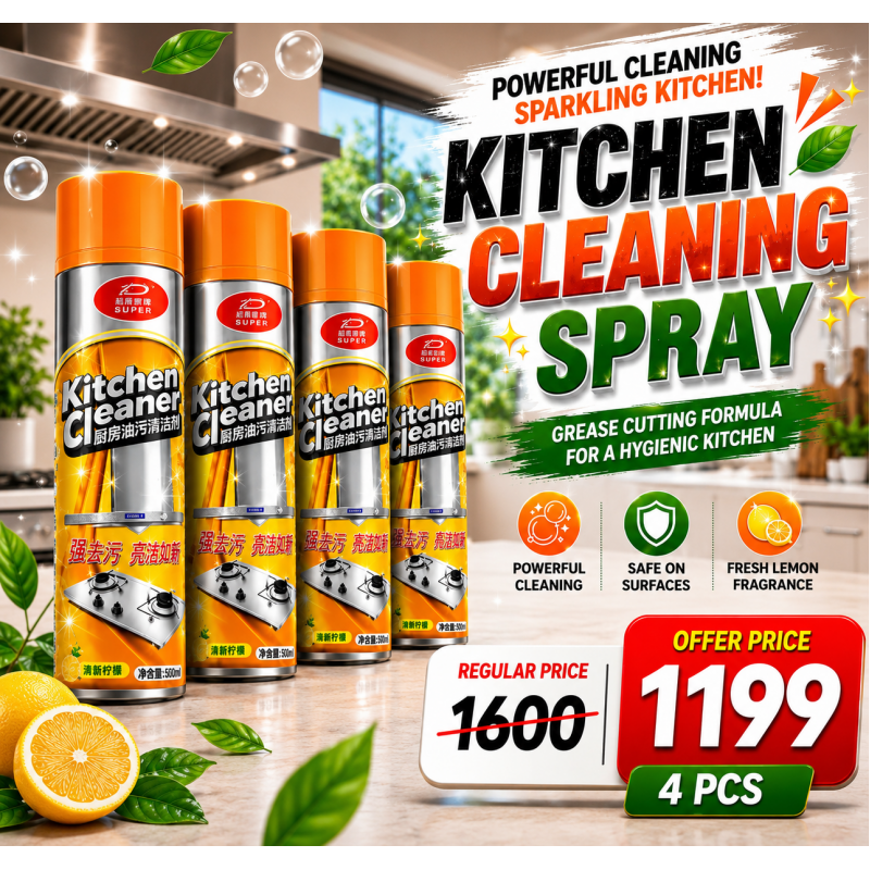 Kitchen Cleaner Spray - 4pcs