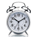 Round Cooper Metal Twin Bell Alarm Clock