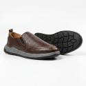Orbit Slip On Leather Sneakers - OBR-02S