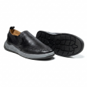 Orbit Slip On Leather Sneakers - DFBL-02N