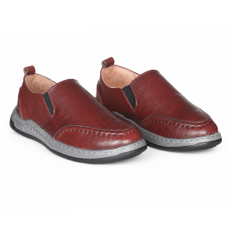 Orbit Slip On Leather Sneakers - OLMR-02