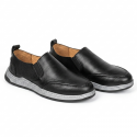 Orbit Slip On Leather Sneakers - OBL-02