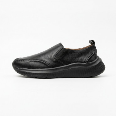 Orbit Slip On Leather Sneakers - OBL-03