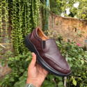 Orbit Slip On Leather Sneakers - OBRS-02