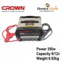 Crown Battery Charger 6v/12v, 2/6/15A Model CT37016
