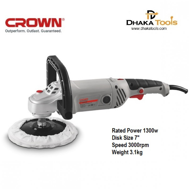 CROWN Polisher 180mm ( 7" ) 1300w Model CT13302
